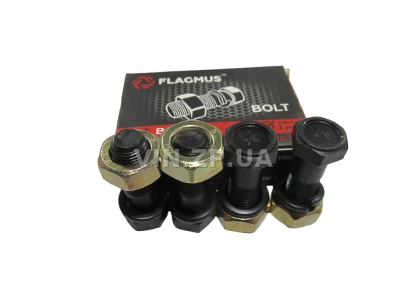 Болт карданного вала ГАЗ, Волга, УАЗ, в сборе FLAGMUS М10 x 1.0 x 30, к-кт 4шт 4