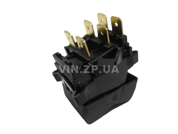 Выключатель оборотов печки ВАЗ 2104, 2105, 2107, ГАЗ, УАЗ SKADI 3 положения, 6 контактов (147-06.12) (62479) 2