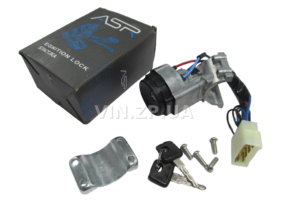 Замок зажигания ВАЗ 2108, 2109, 21099, 2113, 2114, 2115, (новый образец) ASR 1