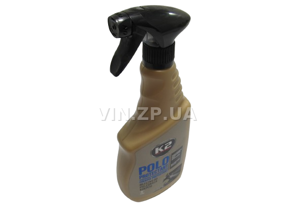 Полироль для матового пластика K2 Polo Protectant Black, чёрный, триггер 750 мл (62703) 2