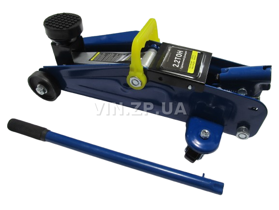 Домкрат подкатной гидравлический 2 т WAG 135-340мм, в кейсе (62749) 2