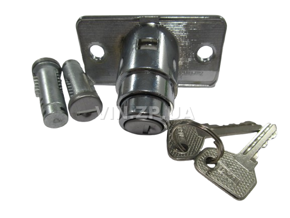 Замок багажника ВАЗ 2102, 2121, с личинками, замок 1шт + личинка 2шт + ключ 2шт ASR 1