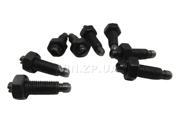 Винт клапана регулировочный Таврия 1102, 1103, 1105, Сенс, к-кт 8шт ASR (62992)