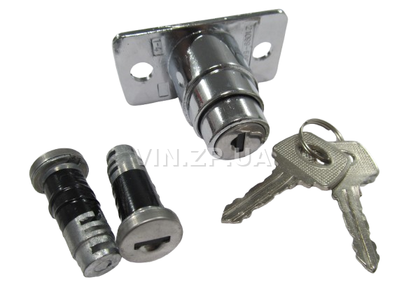 Замок багажника ВАЗ 21099, с личинками, замок 1шт + личинка 2шт + ключ 2шт FLAGMUS 1