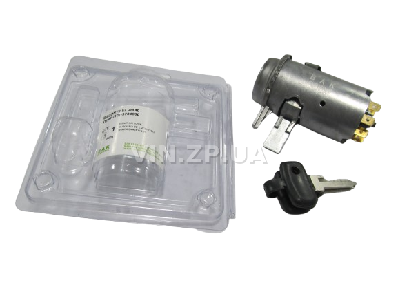 Замок зажигания ВАЗ 2101, 2102, 2103, 2104, 2105, 2106, 2107, 2121, 21213, ГАЗ 24, 2410, 3102, 31029, 6 контактов BAC ELECTRIC 1