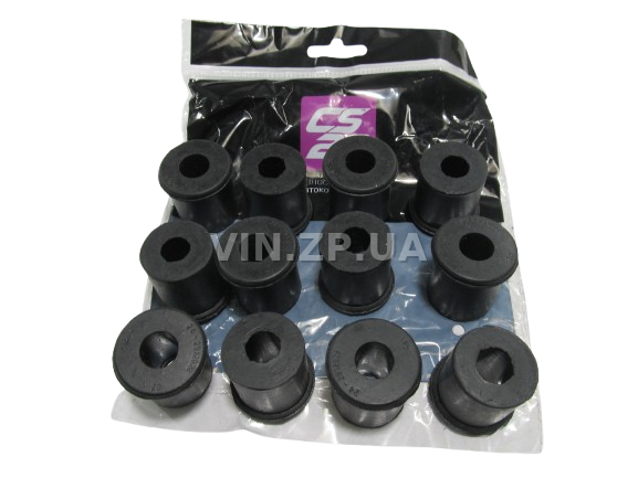 Втулки рессоры ГАЗ 2401, 2410, 31029, 3110, 31105 CS-20 комплект 12шт, резина 4