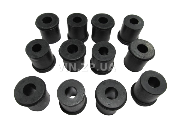 Втулки рессоры ГАЗ 2401, 2410, 31029, 3110, 31105 CS-20 комплект 12шт, резина 1