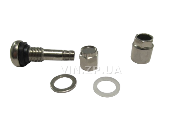 Вентиль для бескамерных шин разборный FLAGMUS хром, металл, с золотником, L-42мм 2