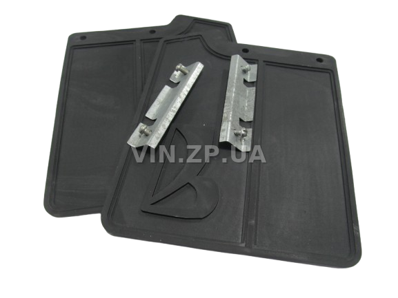 Брызговики ВАЗ 2108, 2109 CS-20 задние, к-кт 2шт с креплением, резиновые 1