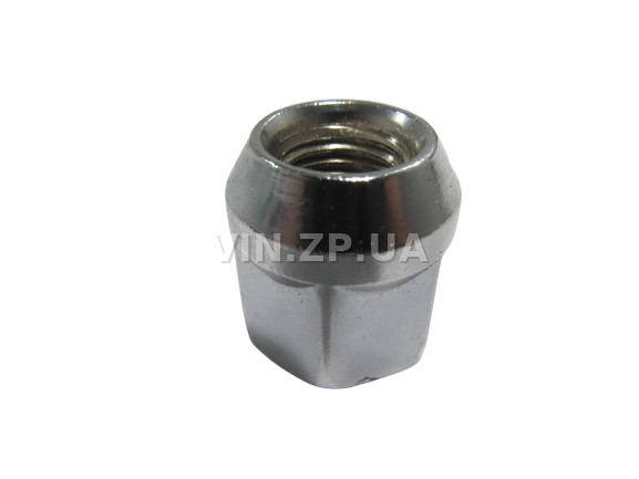 Гайка колеса Авео, Лачетти, ключ 19, открытая, конус BS AUTO хром, М12 x 1.5 x 22, 1шт, 94515463 2