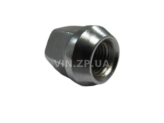 Гайка колеса Авео, Лачетти, ключ 19, открытая, конус BS AUTO хром, М12 x 1.5 x 22, 1шт, 94515463 1