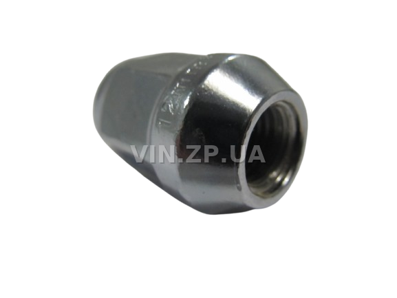 Гайка колеса Авео, Лачетти, ключ 21, закрытая, конус BS AUTO хром, М12 x 1.5 x 35, 1шт, 94837389 1