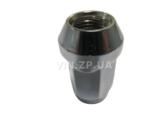 Гайка колеса ВАЗ 2121, 21213, 2131, ключ 17, закрытая, конус WALLINE хром, М12 х 1.25 х 35  1шт 2