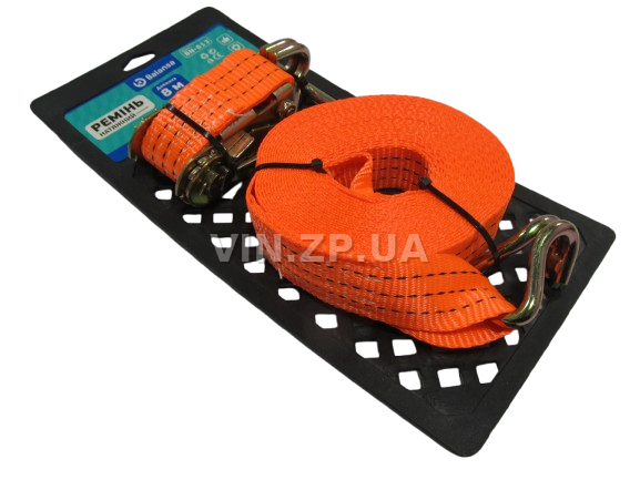 Трос ремень стяжной груза BALANSA 2.0 т, 8 м х 36 мм, с храповим механизмом 1