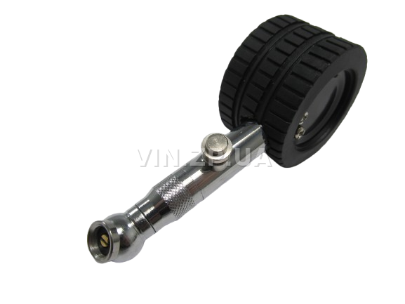 Манометр металлический до 4 Атм BALANSA механический, прорезиненный корпус, в блистере 3