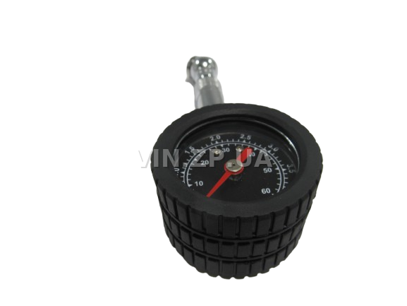 Манометр металлический до 4 Атм BALANSA механический, прорезиненный корпус, в блистере 1