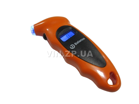 Манометр цифровой до 10 Атм BALANSA электронный, ЖК-дисплей, LED-подсветка, в блистере 3