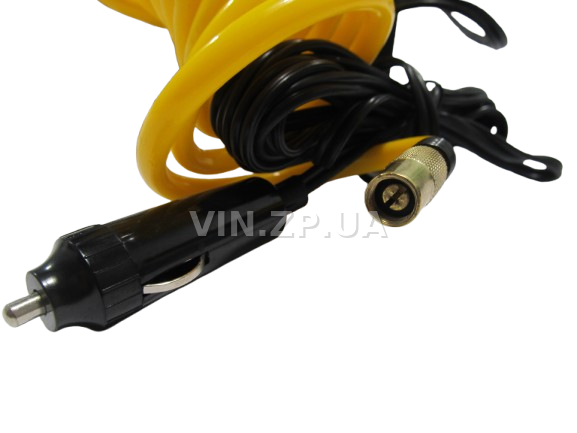 Компрессор автомобильный BALANSA 150 Вт, 10 Атм, 35 л/мин, в прикуриватель, спиральный шланг до 3м , провод 3м 2