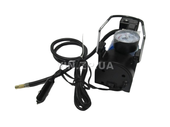 Компрессор автомобильный BALANSA ЛЮКС 150 Вт, 10 Атм, 35 л/мин, в прикуриватель, шланг 1м , провод 3м 3