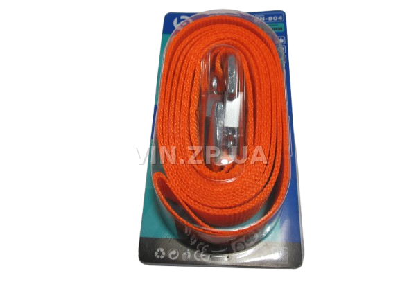 Трос буксировочный BALANSA 3 тонны, 4.5 м , 2 металлических крюка, блистер 2