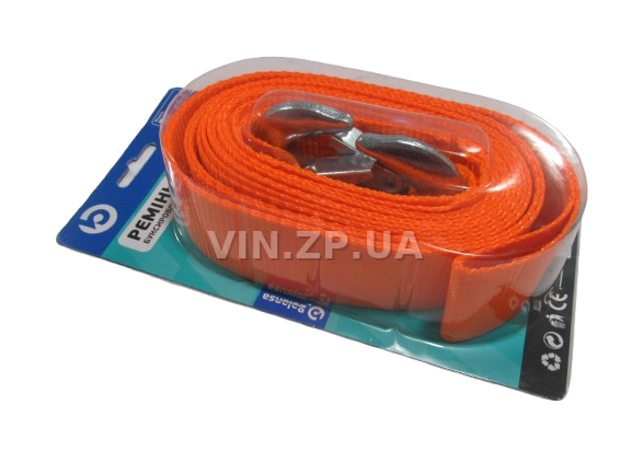 Трос буксировочный BALANSA 3 тонны, 4.5 м , 2 металлических крюка, блистер 1