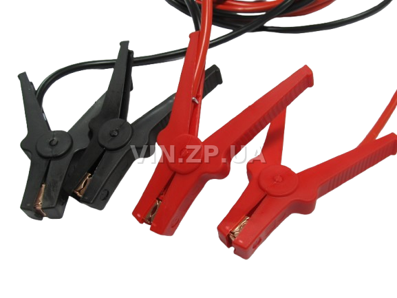 Стартовые провода прикуривания 600A BALANSA 5.0м, комплект 2 шт, клеммы в полной изоляции, сумка 3