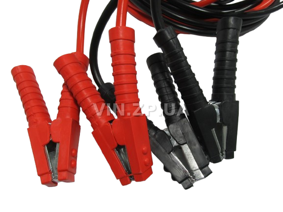 Стартовые провода прикуривания 800A BALANSA 6.0м, комплект 2 шт, клеммы в полной изоляции, сумка 3