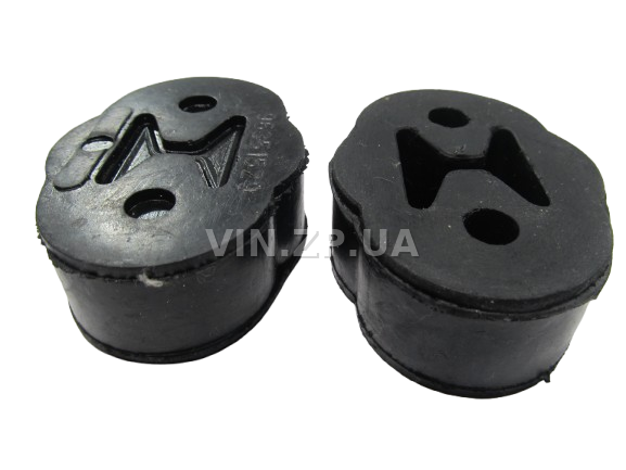 Подушка трубы приемной и глушителя Ланос, Сенс CS-20 фигурная, комплект 2шт, резина OEM 96351529 1