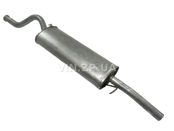 Глушитель ВАЗ 2112 POLMO задний, алюминизированный 1