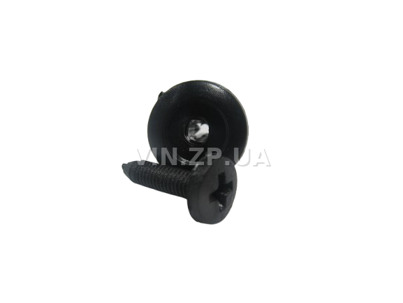 Клипса пистон распорная универсальная под d-6 мм АвтоПласт к-кт 2шт - "мама+папа", чёрная 1