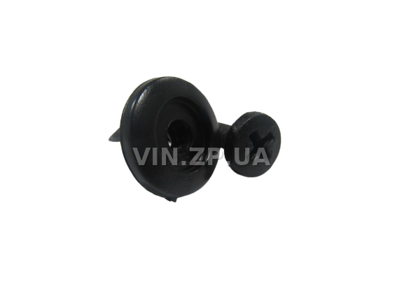 Клипса пистон распорная универсальная под d-7 мм АвтоПласт к-кт 2шт - "мама+папа", чёрная 2