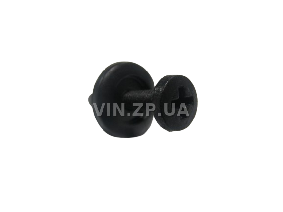 Клипса пистон распорная универсальная под d-7 мм АвтоПласт к-кт 2шт - "мама+папа", чёрная 1