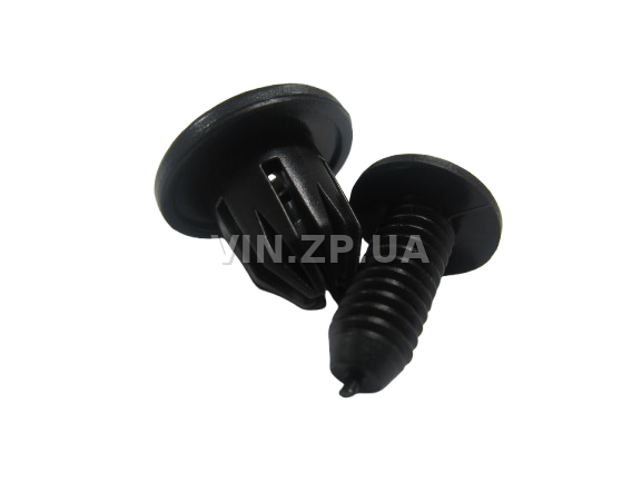 Клипса пистон распорная универсальная под d-12 мм АвтоПласт к-кт 2шт - "мама+папа", чёрная 2